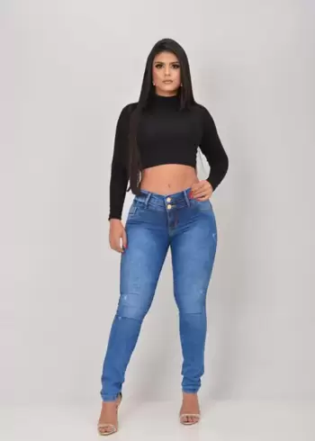 Calça Jeans Modeladora Skinny Duplo Cós