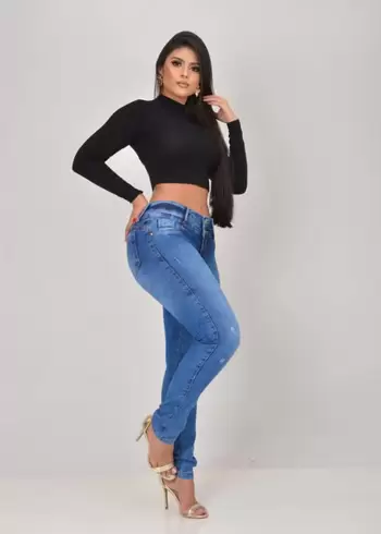 Calça Jeans Modeladora Skinny Duplo Cós